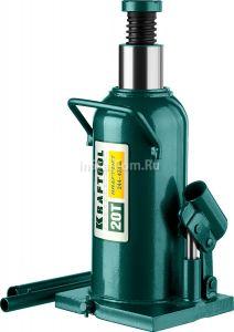Домкрат гидравлический бутылочный сварной KRAFTOOL "Kraft Lift" (43462-20) на 20Т ― inStarCom