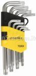 Ключи имбусовые STAYER MASTER Cr-V TORX короткие 9шт. (2743-Н9) 