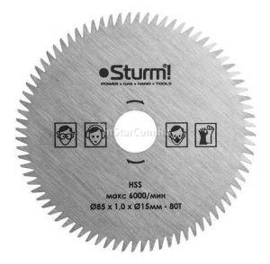 Диск пильный Sturm! CS5060MS-85-15-1.0-80T с твердосплавными напайками ― inStarCom