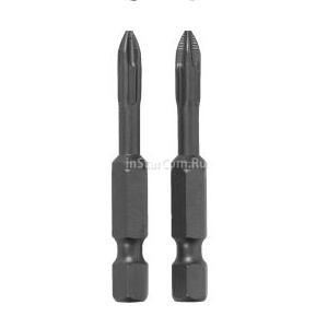 Биты для электроинструмента KRAFTOOL X-Drive Pozidrive E 1/4", PZ2, 50мм, 2шт. (26123-2-50-2) ― inStarCom