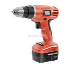 Аккумуляторная дрель-шуруповерт BLACK & DECKER EPC12CAB  ― inStarCom