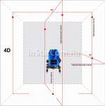 Лазерный уровень (нивелир) INSTRUMAX Constructor 4D 